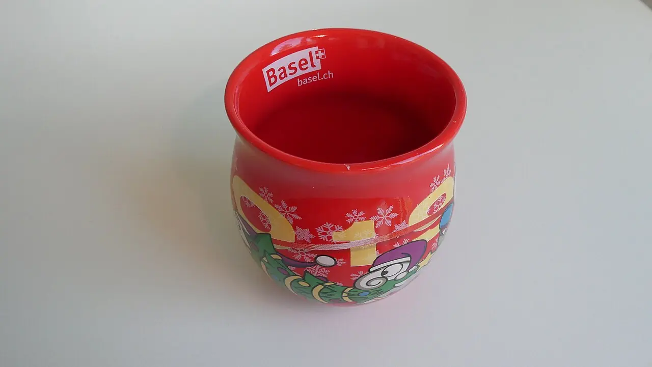 Mulled wine mug of the Basel Christmas market